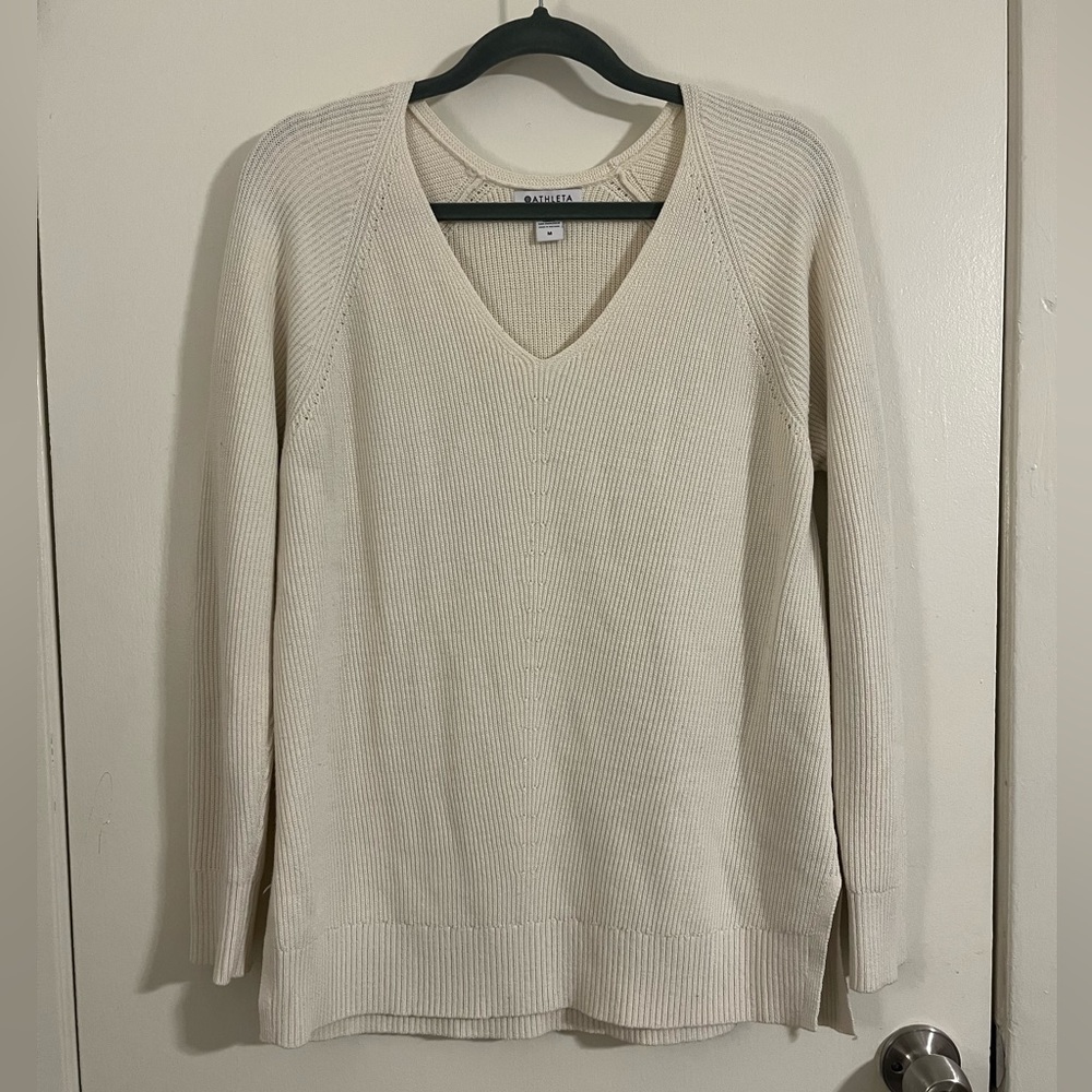 Cream Sweater (Athleta, M)